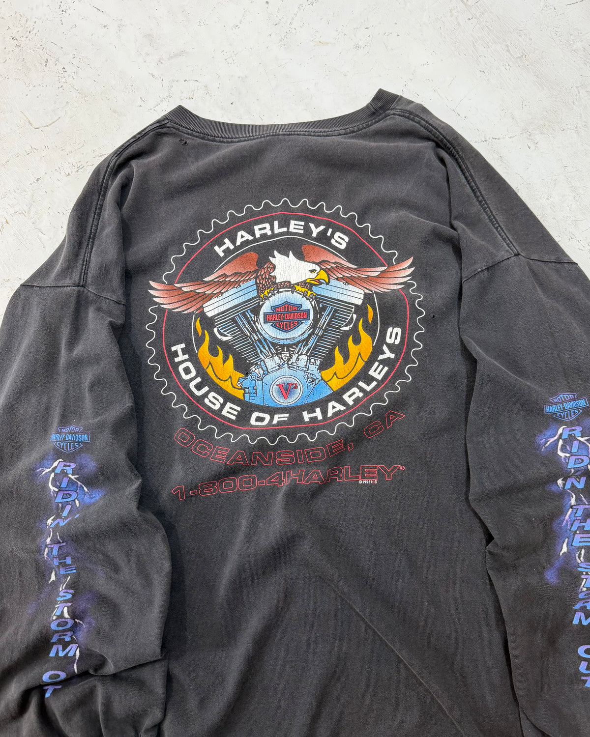 Harley-Davidson “Ridin’ The Storm Out” L/S Tee