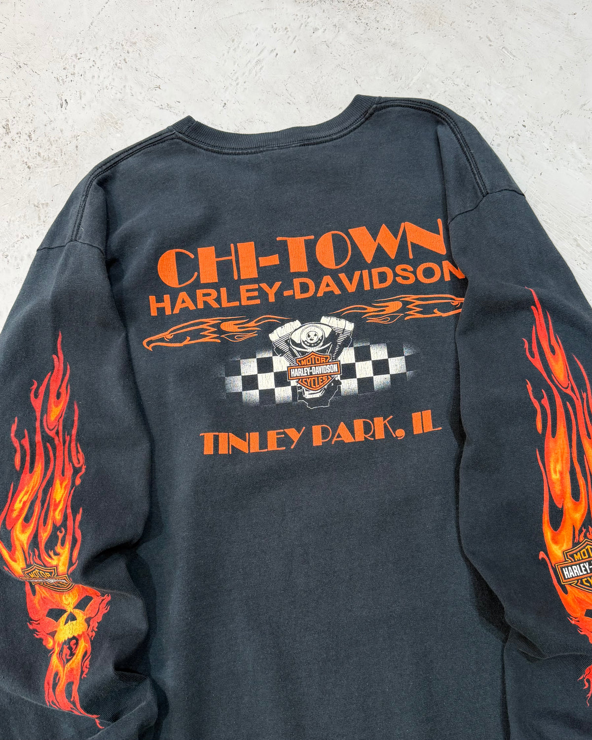 Harley-Davidson Chi-Town Flame L/S Tee