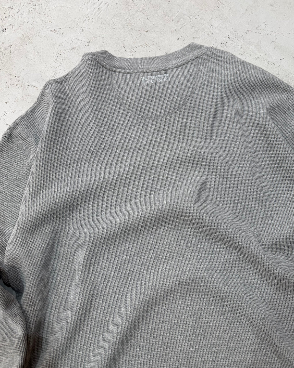 VETEMENTS Biker Cross Waffle L/S Tee