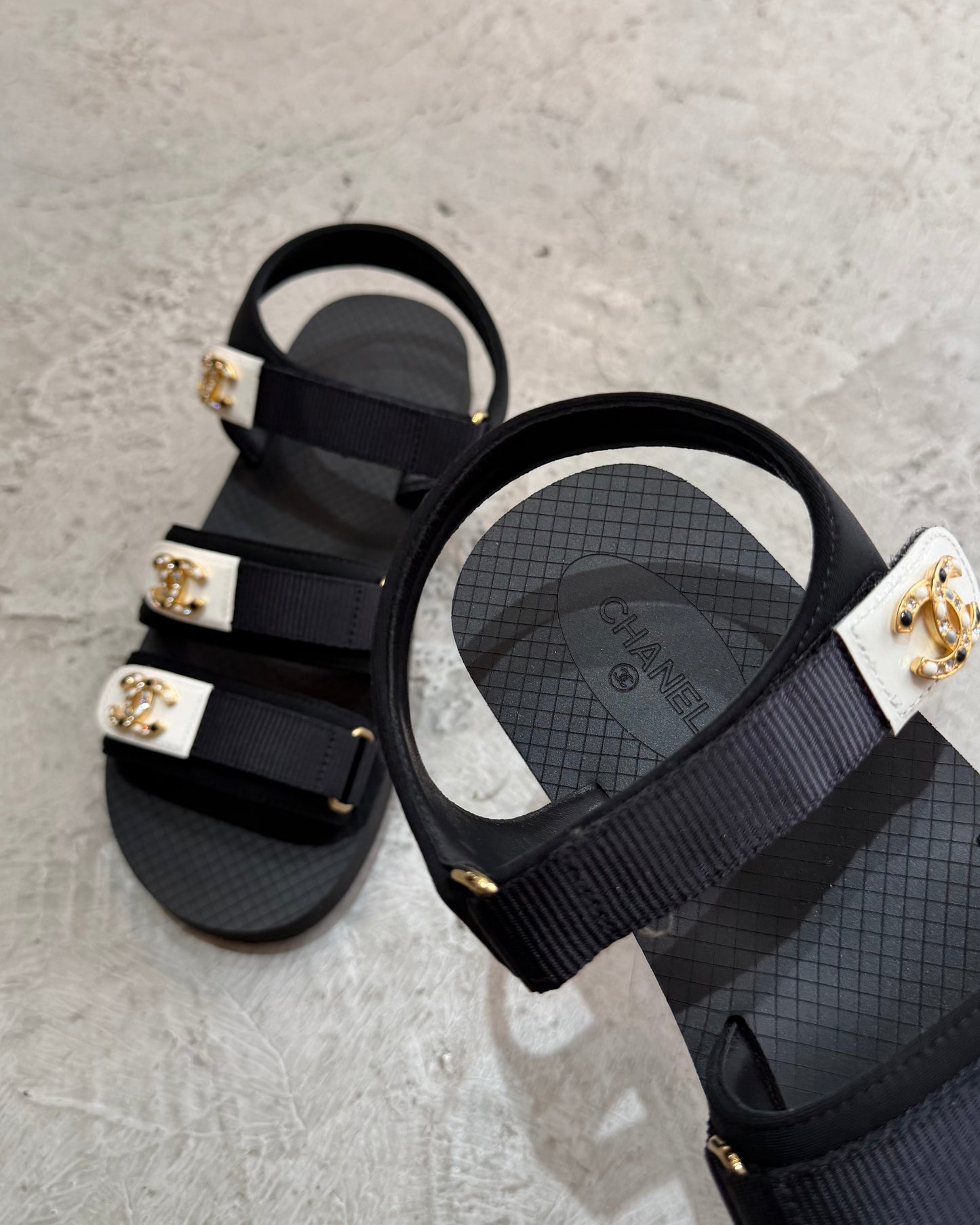CHANEL Velcro Sandals