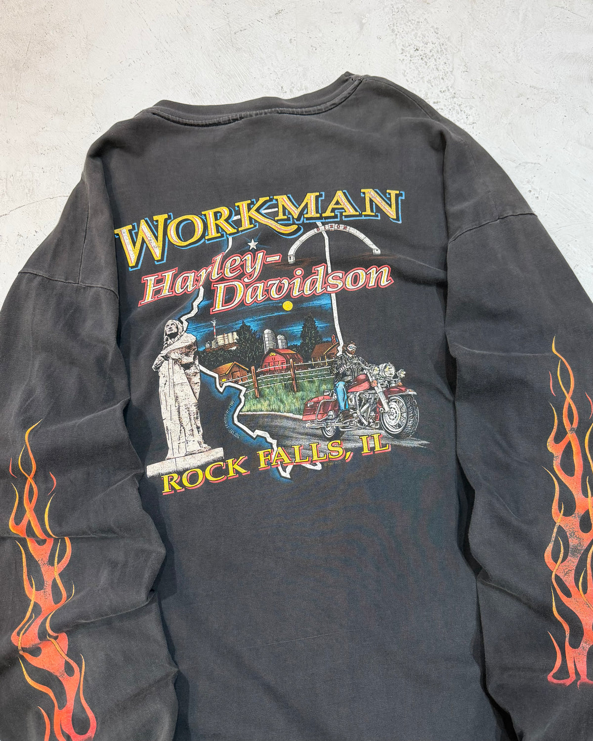 Harley-Davidson Eagle Flame L/S Tee