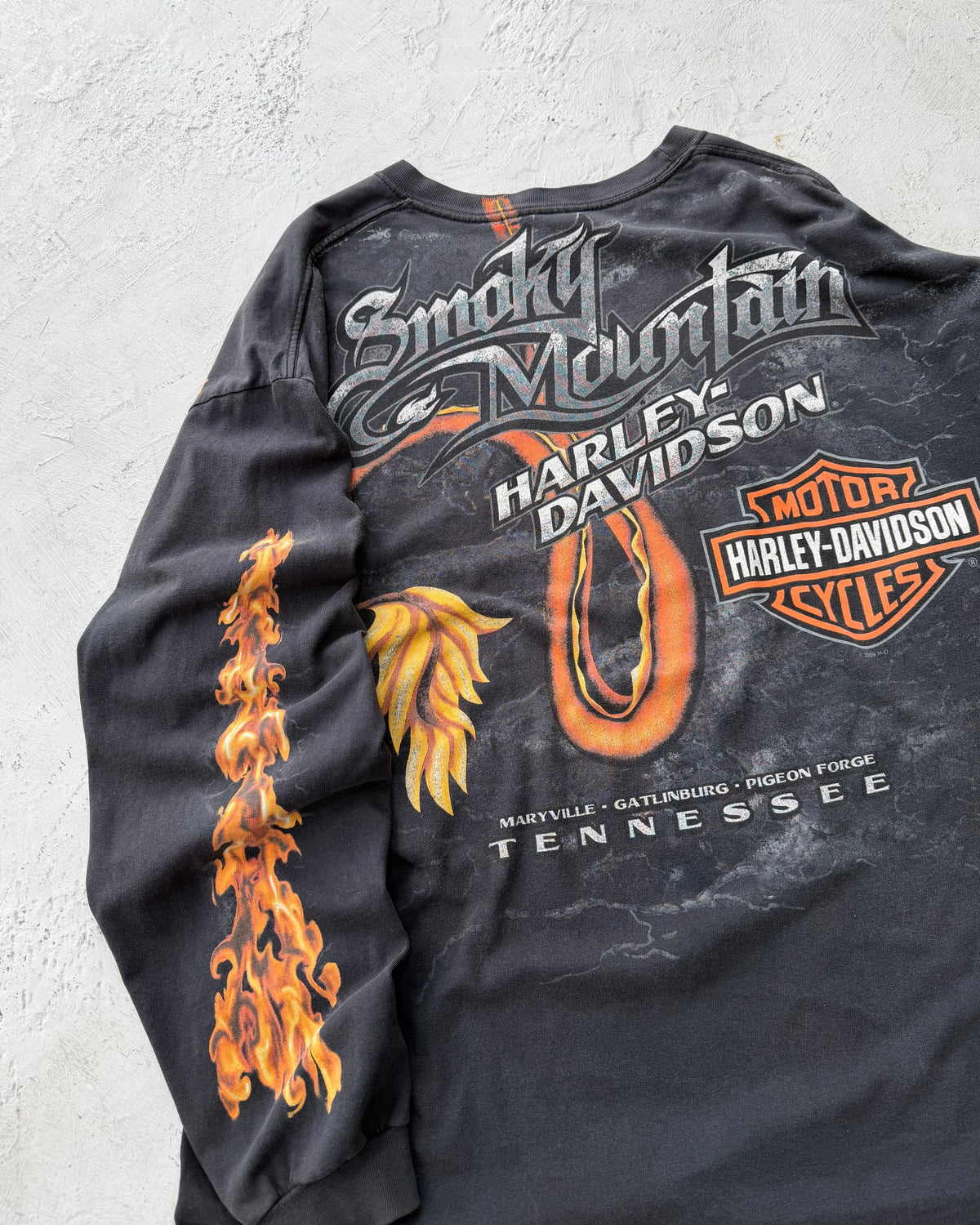 Harley-Davidson Dragon Print AOP L/S Tee