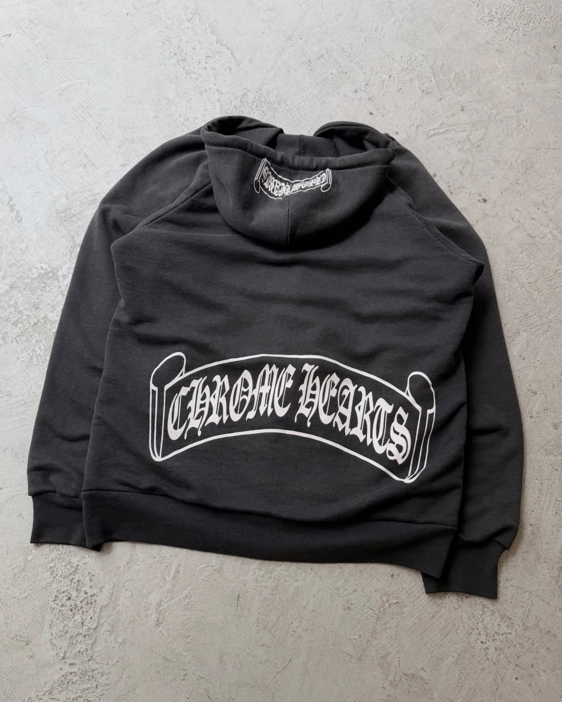 CHROME HEARTS "OLD" zip Hoodie