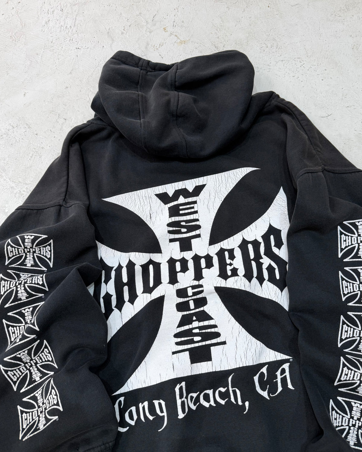 WEST COAST CHOPPERS Cross Logo Hoodie