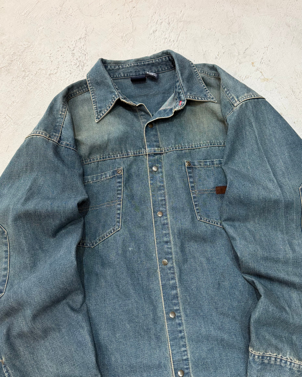 BUGLE BOY Faded Denim Work Shirt
