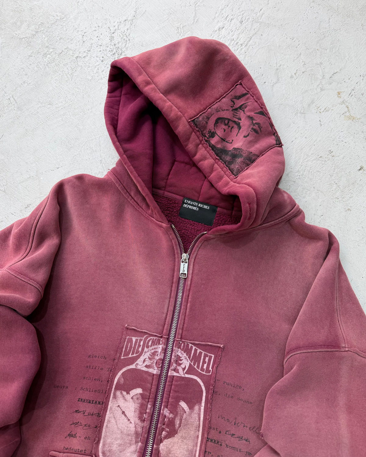 ENFANTS RICHES DÉPRIMÉS Rock / Paper / Scissors II Assemblage Zip Hoodie