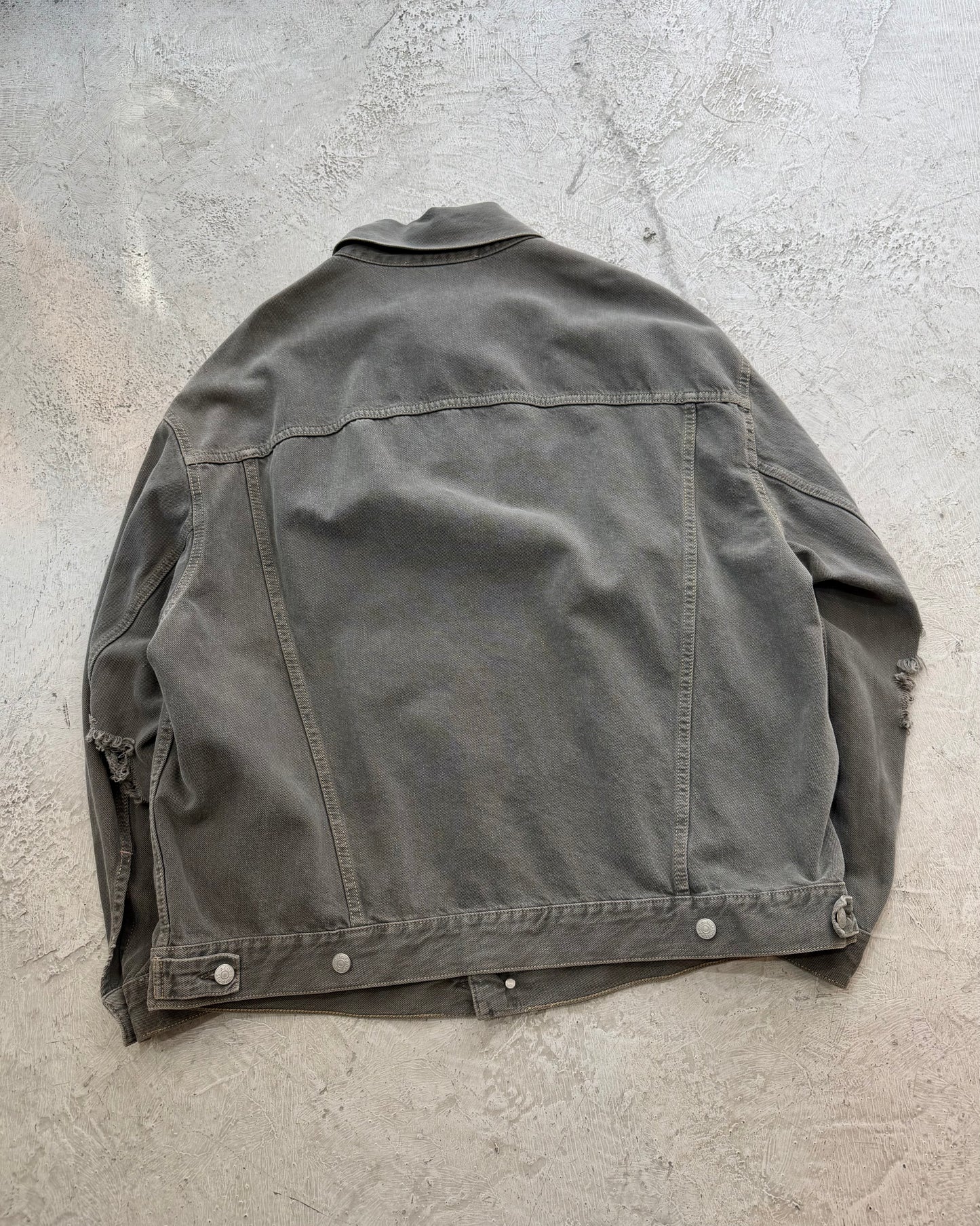 Acne Studios Distressed Oversized Denim JKT
