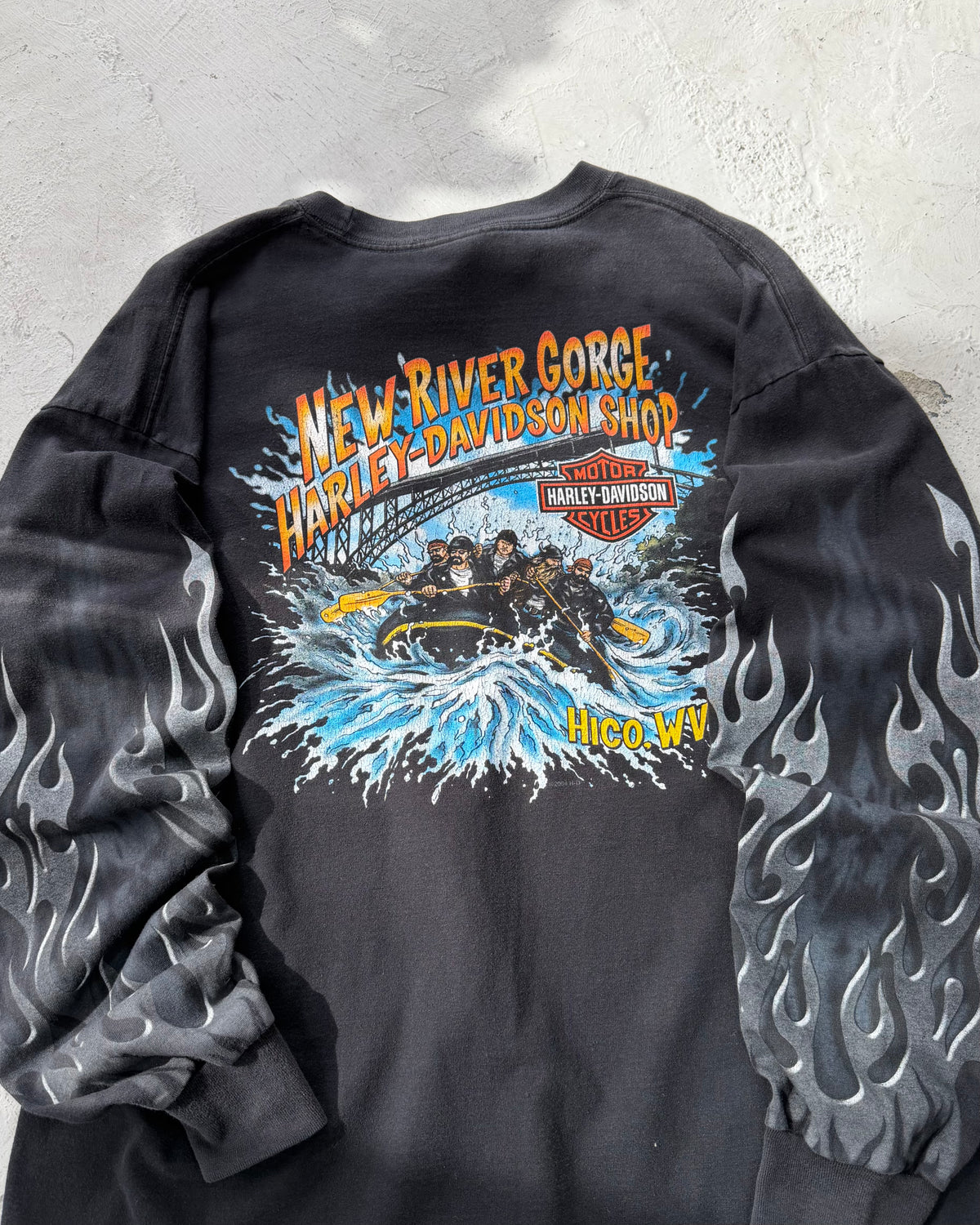 HARLEY-DAVIDSON New River Gorge Flame L/S Tee