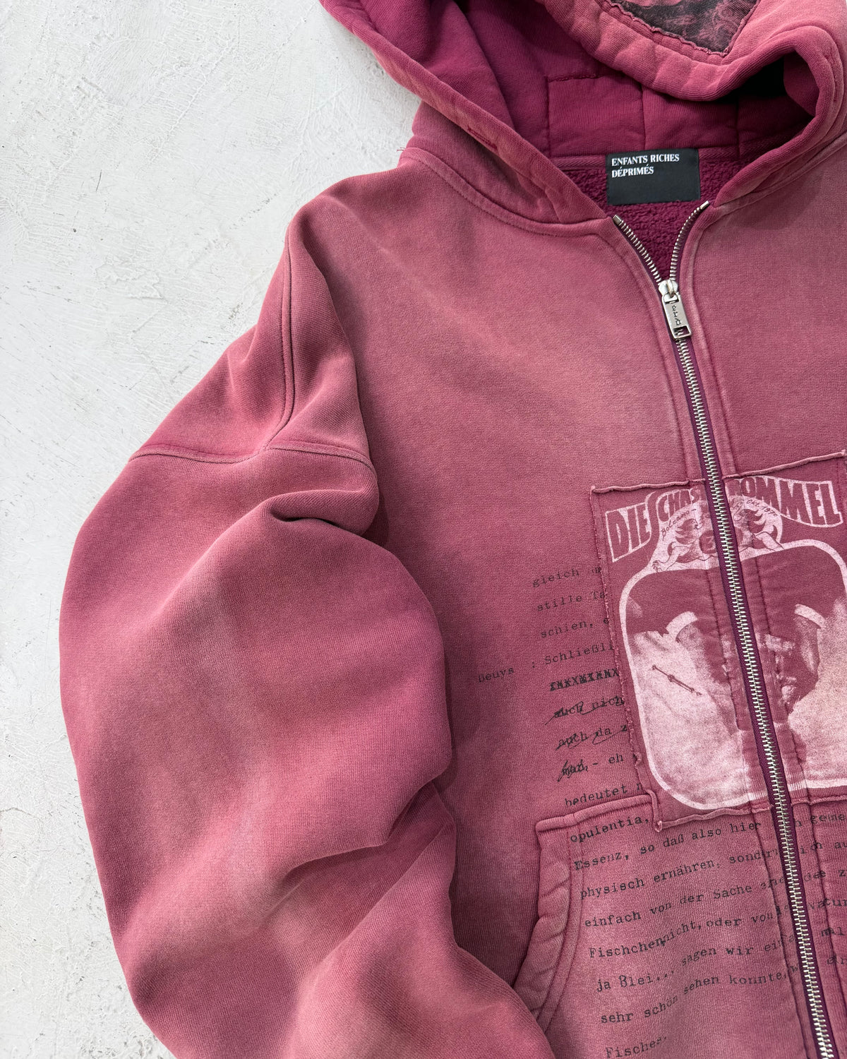 ENFANTS RICHES DÉPRIMÉS Rock / Paper / Scissors II Assemblage Zip Hoodie