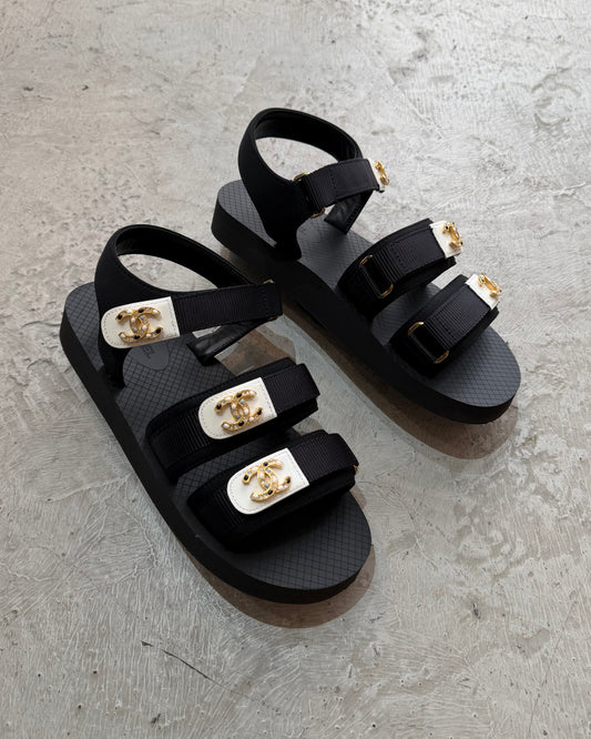 CHANEL Velcro Sandals
