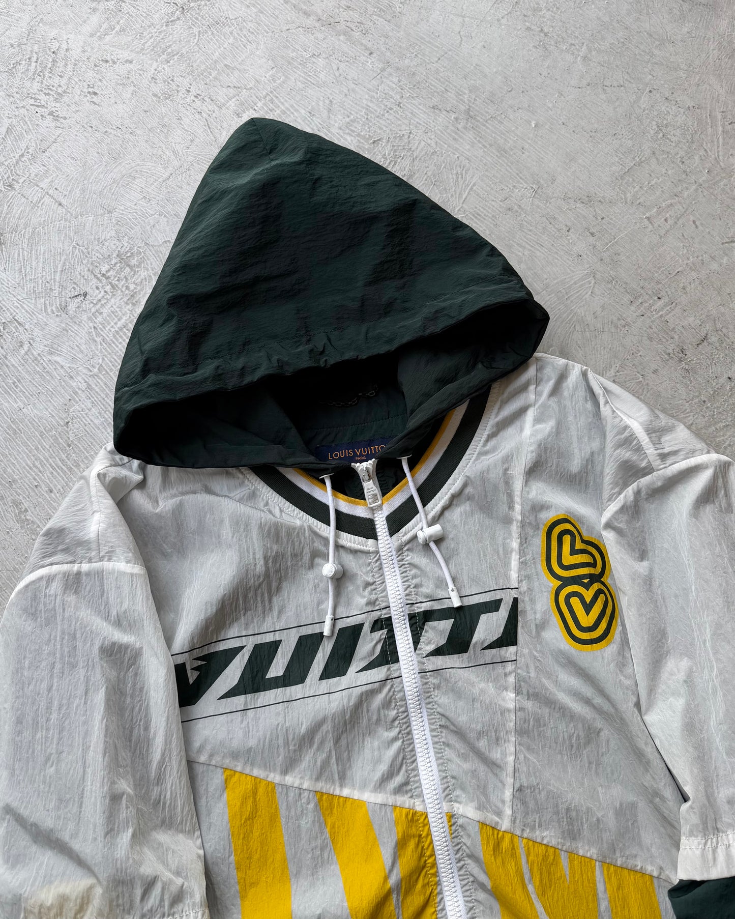 LOUIS VUITTON Patchwork Baseball Hoodie