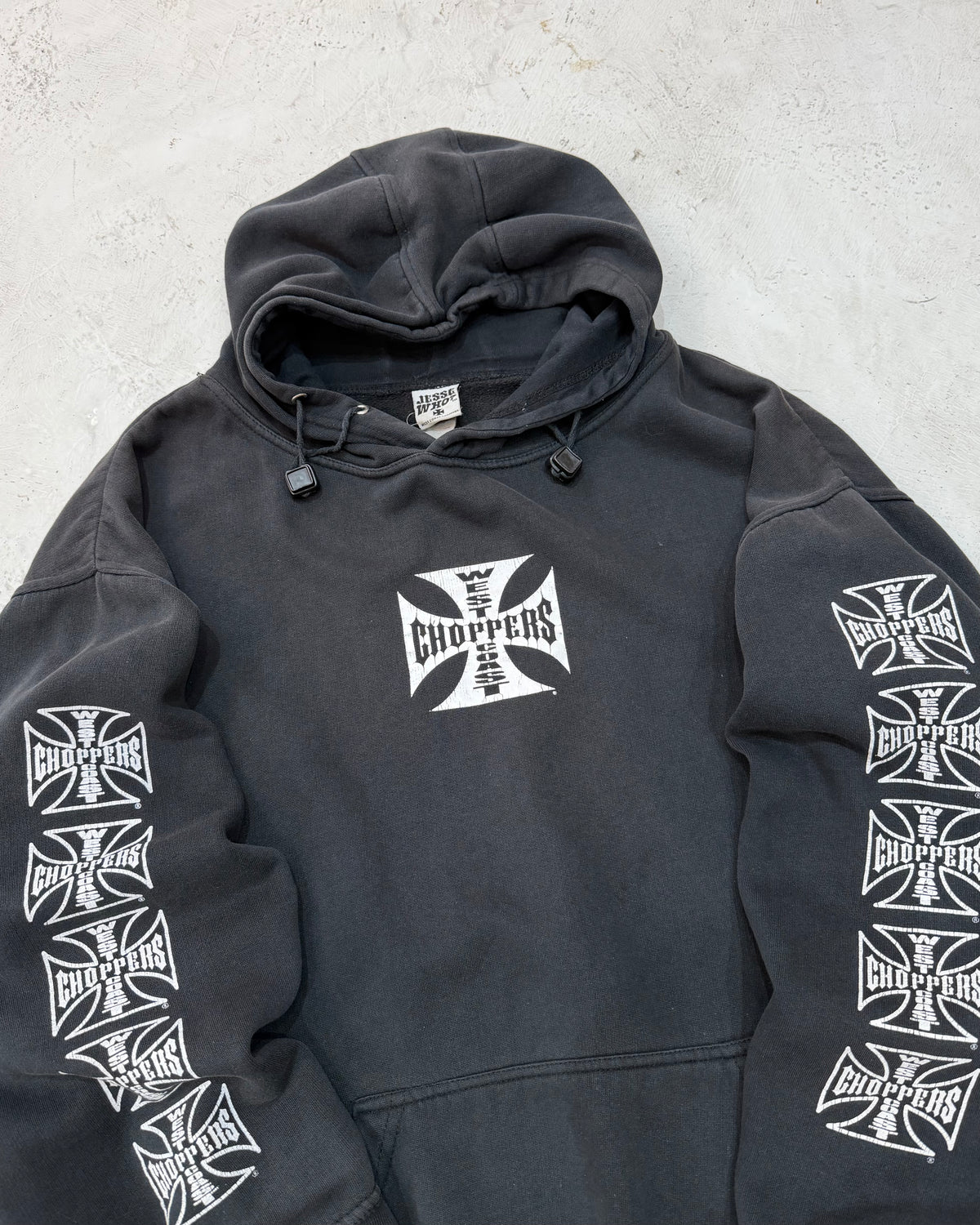 WEST COAST CHOPPERS Cross Logo Hoodie