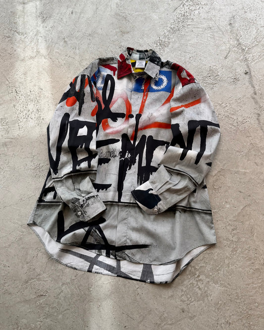 VETEMENTS 23AW Graphic L/S Shirt