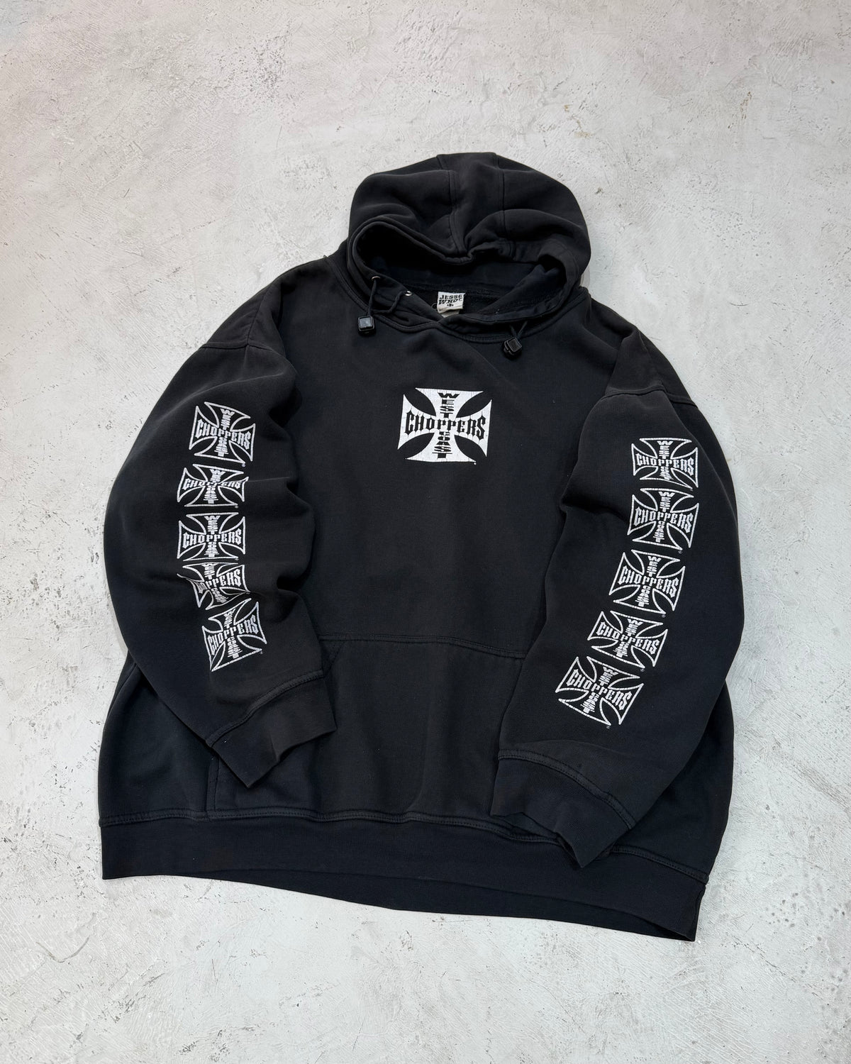 WEST COAST CHOPPERS Cross Logo Hoodie
