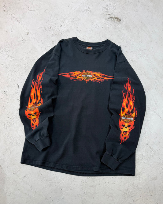 Harley-Davidson Chi-Town Flame L/S Tee
