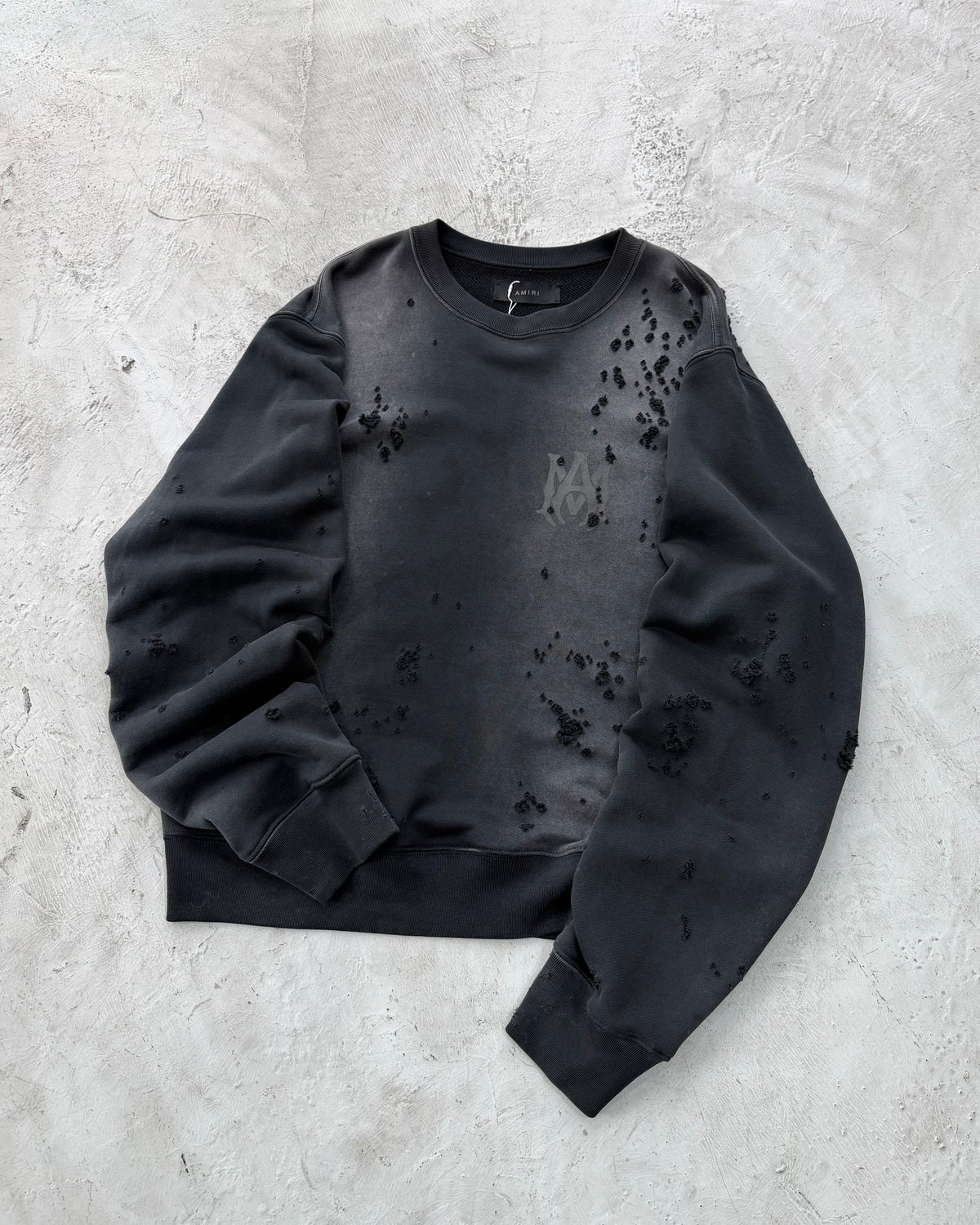 AMIRI MA Core Logo Shotgun Crewneck Sweat