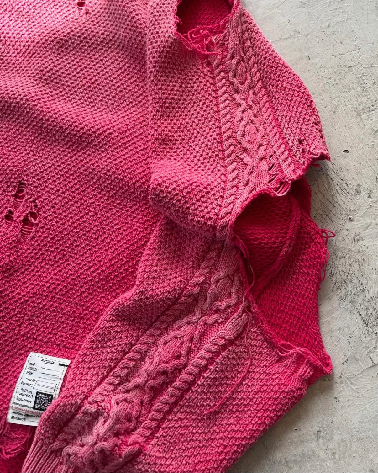 MIHARA YASUHIRO Sun Faded Like Knit