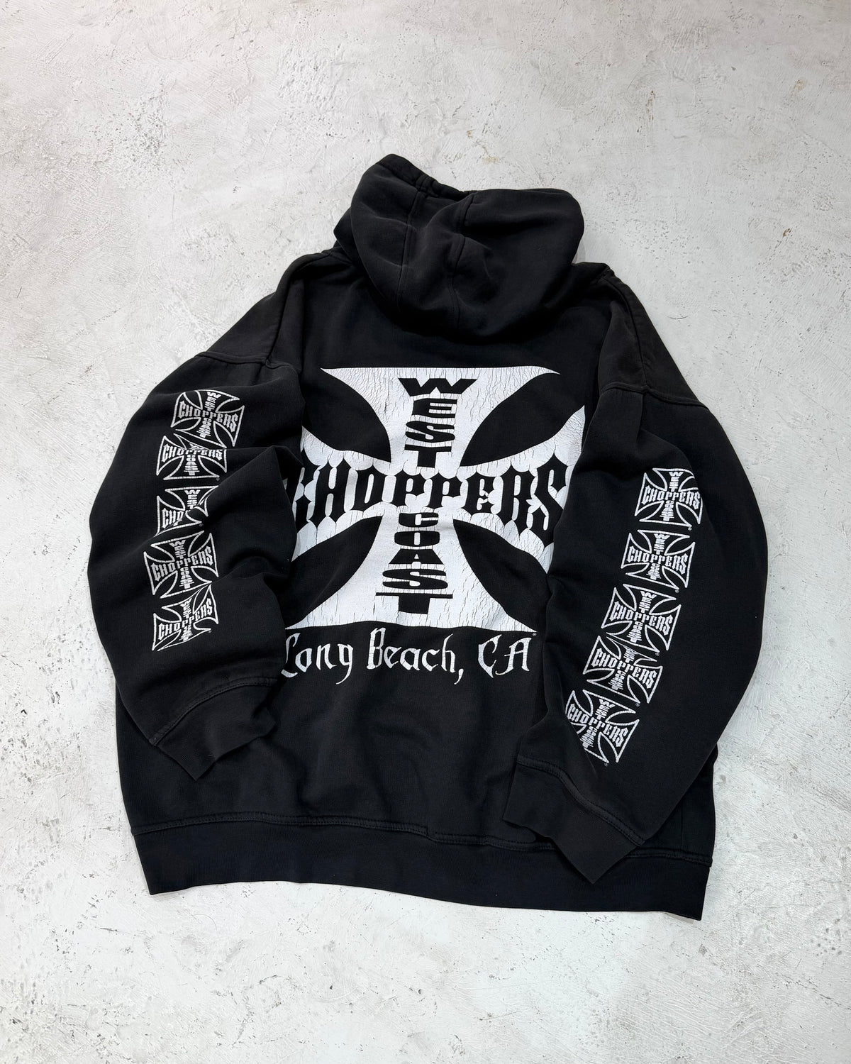 WEST COAST CHOPPERS Cross Logo Hoodie