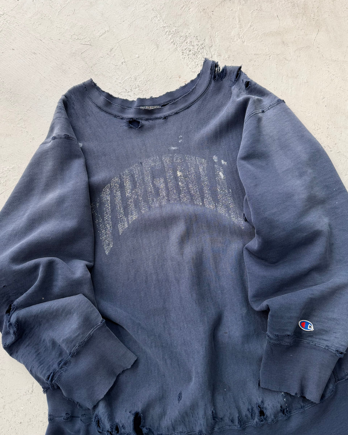 Champion Virginia Distressed Reverse Weave Sweatshirt