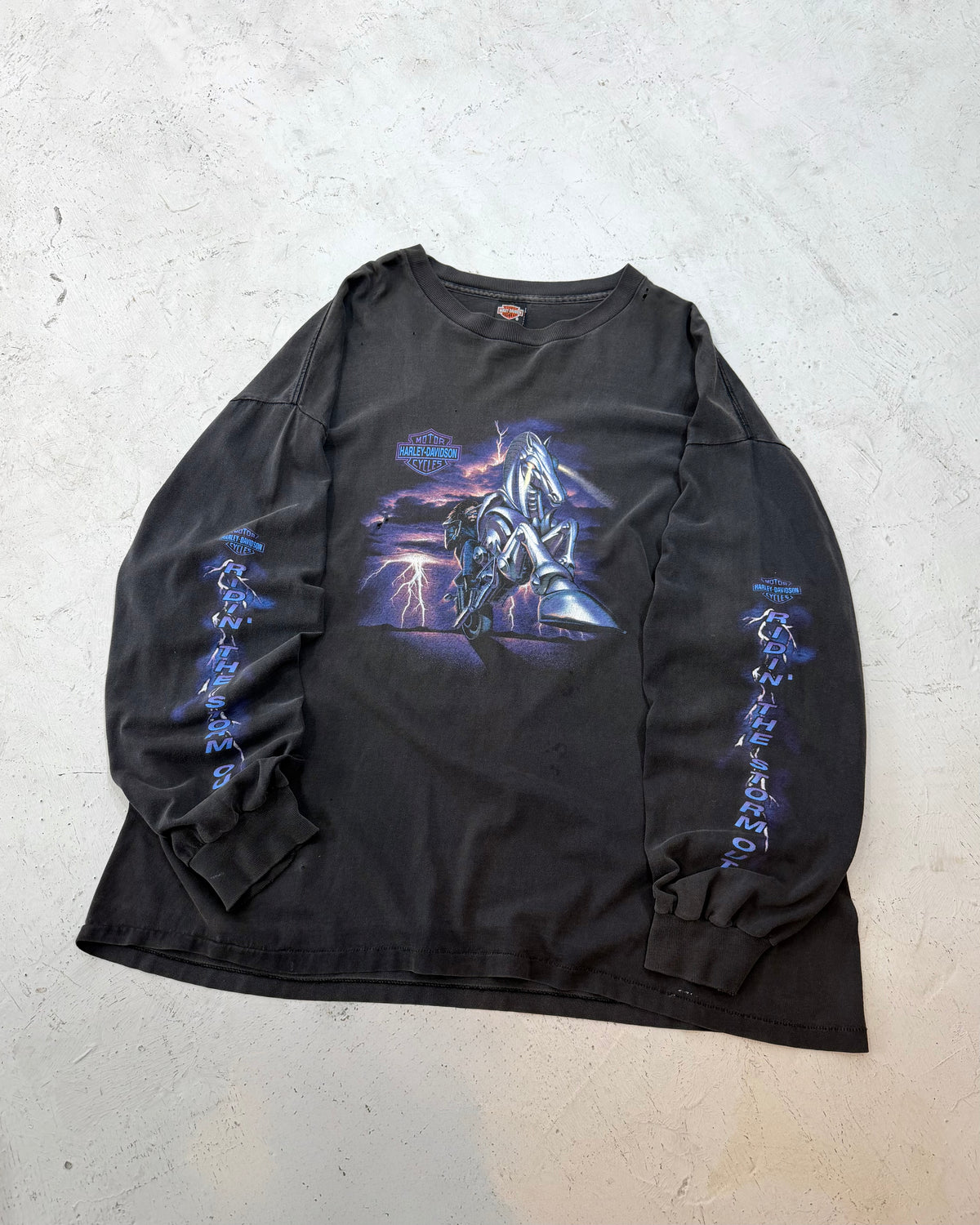 Harley-Davidson “Ridin’ The Storm Out” L/S Tee