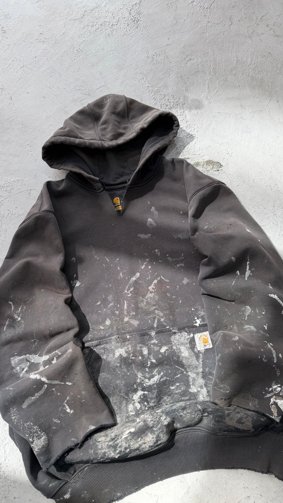 Carhartt Paint Splattered Pullover Hoodie