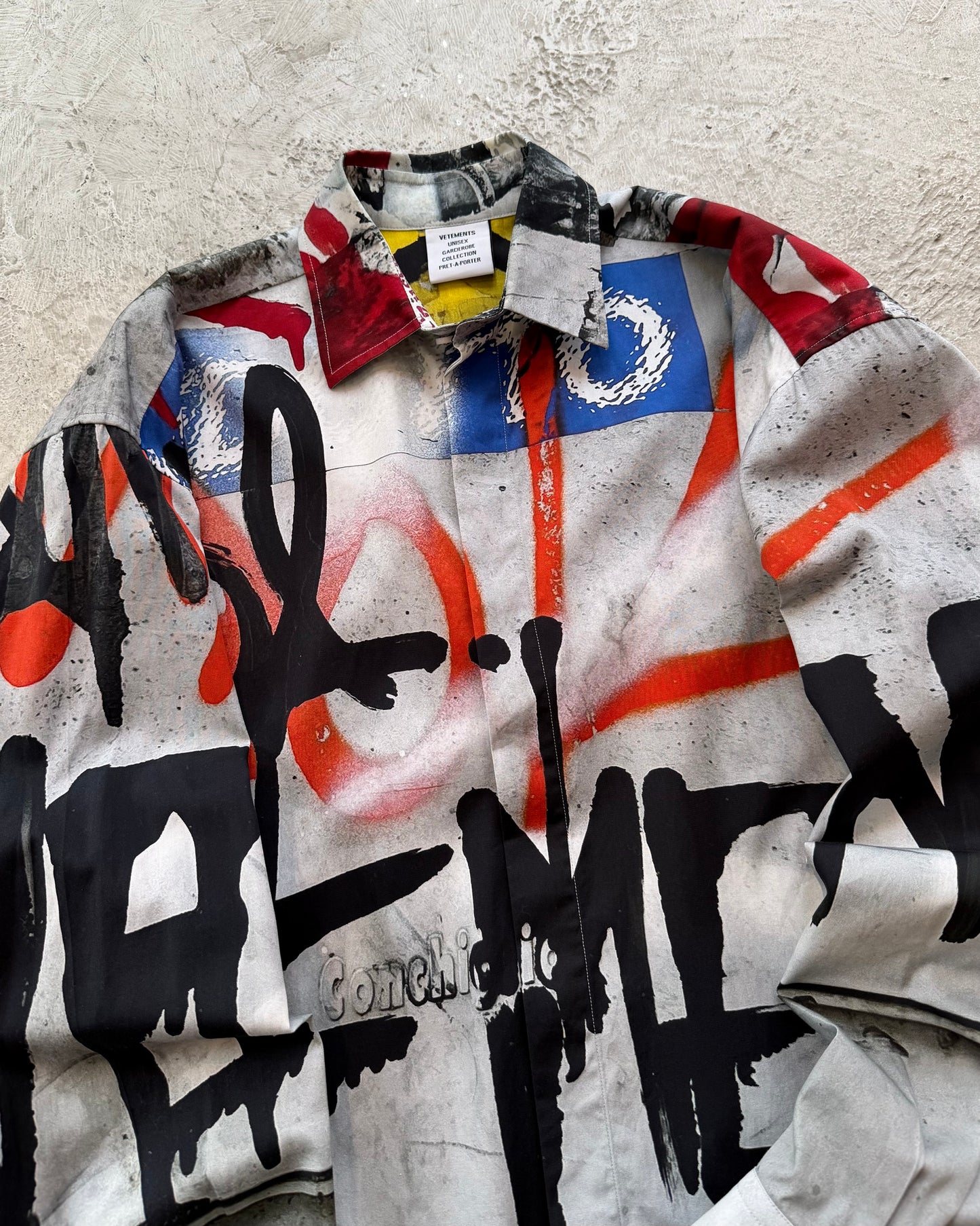 VETEMENTS 23AW Graphic L/S Shirt