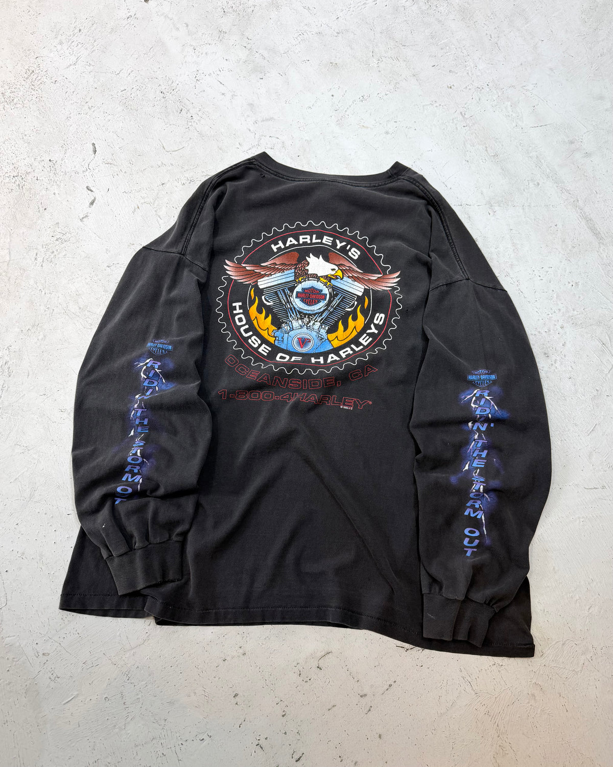 Harley-Davidson “Ridin’ The Storm Out” L/S Tee