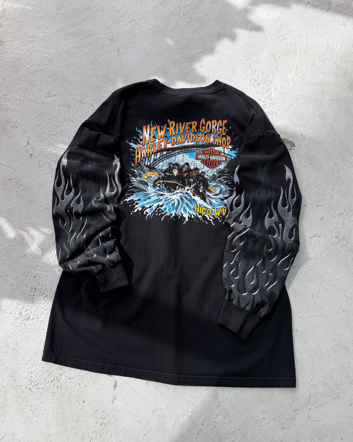 HARLEY-DAVIDSON New River Gorge Flame L/S Tee