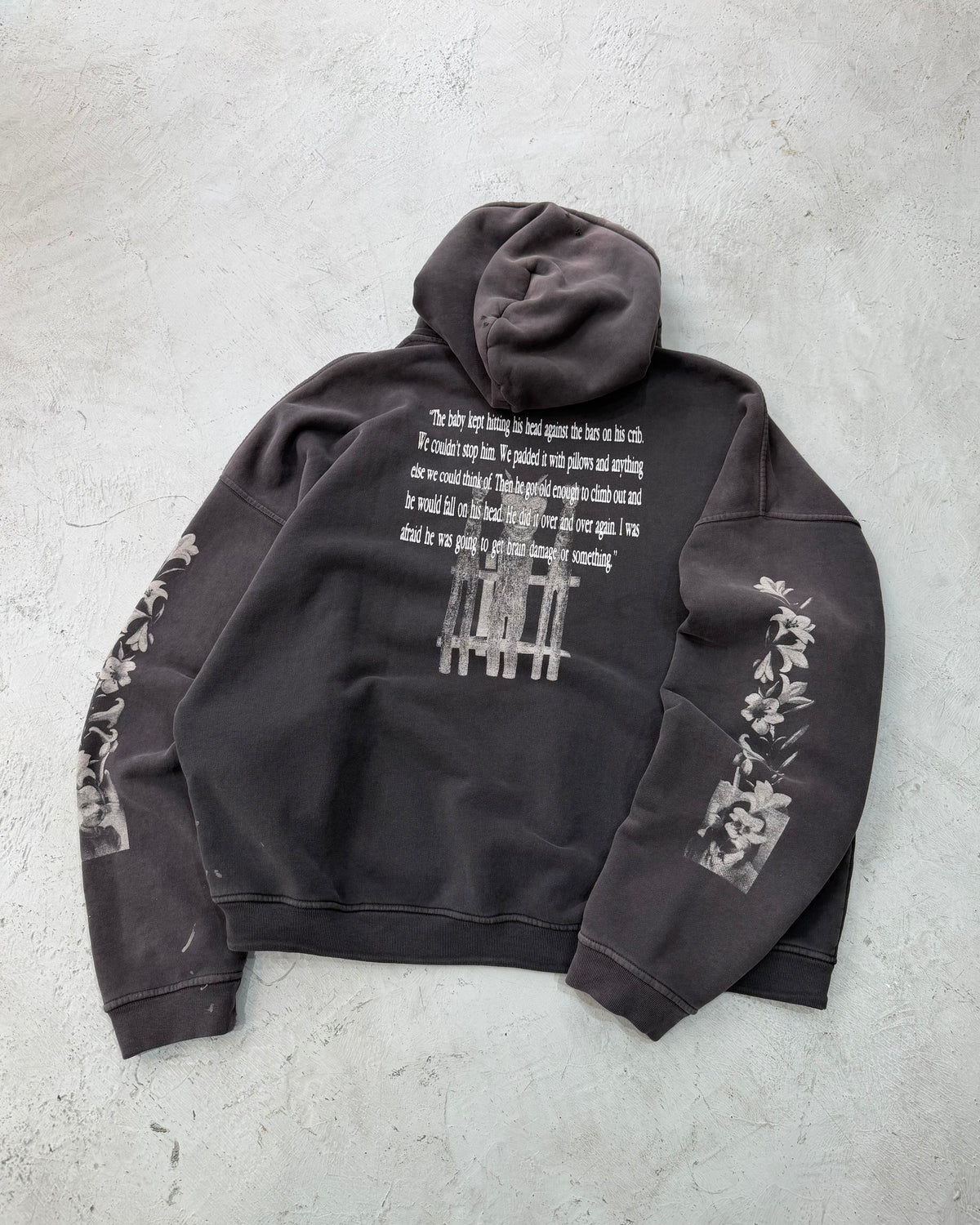 ENFANTS RICHES DÉPRIMÉS Head Against The Bars Hoodie