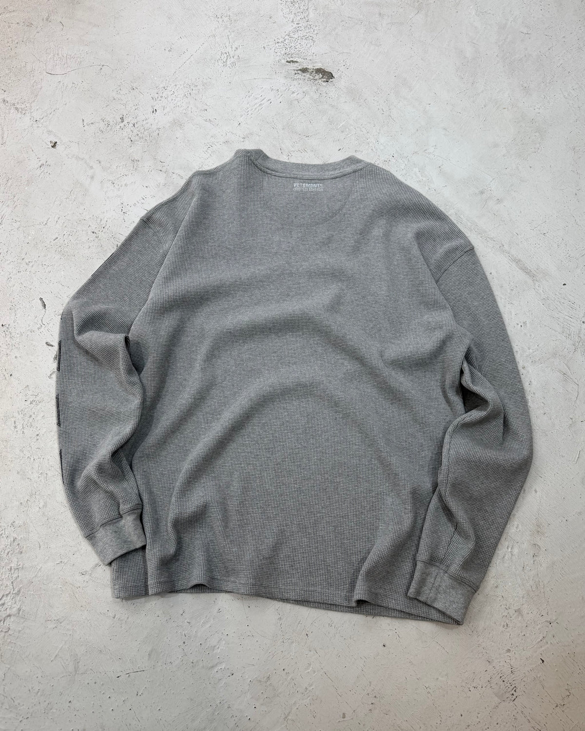 VETEMENTS Biker Cross Waffle L/S Tee