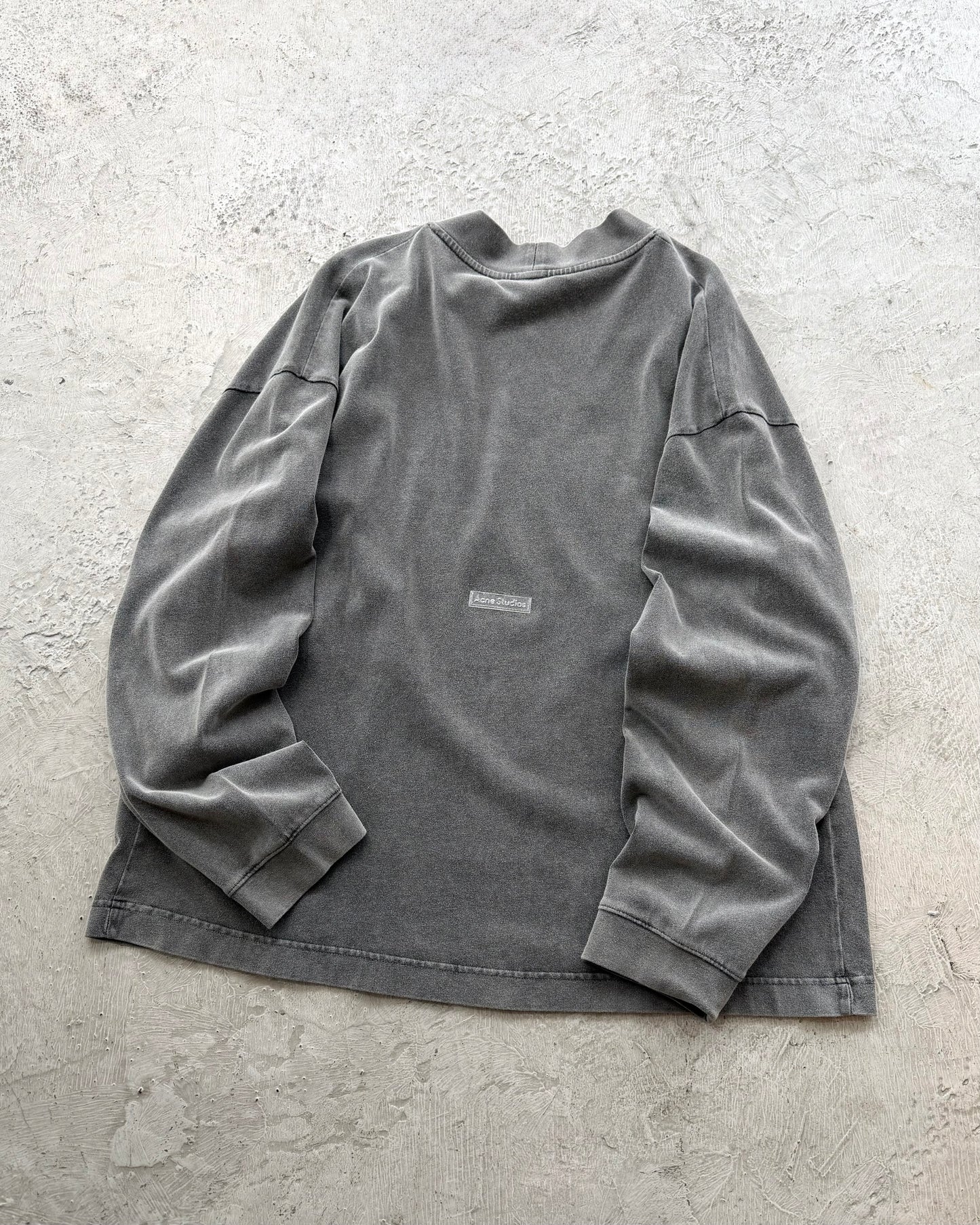 Acne Studios Rubber Logo Fleece Sweat