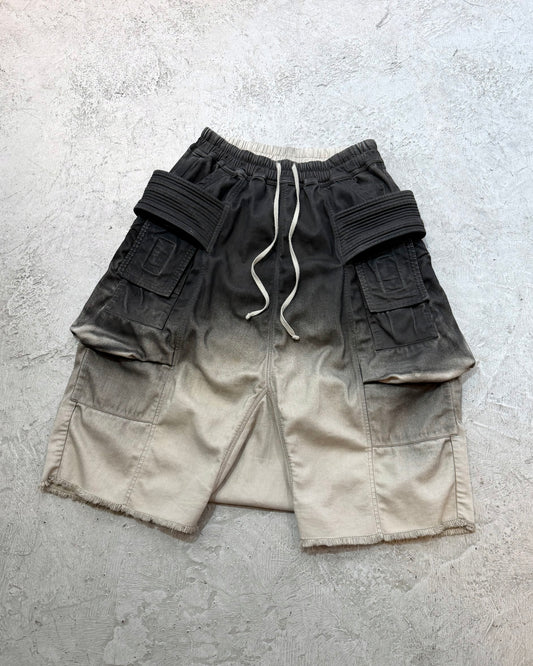 Rick Owens DRKSHDW Denim Creatch Cargo Shorts