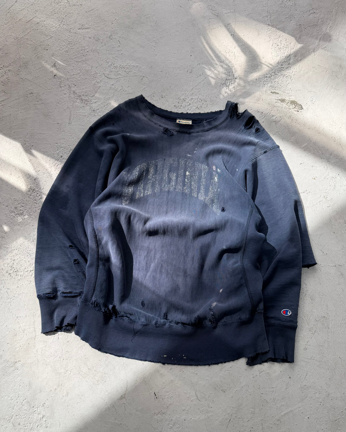 Champion Virginia Distressed Reverse Weave Sweatshirt