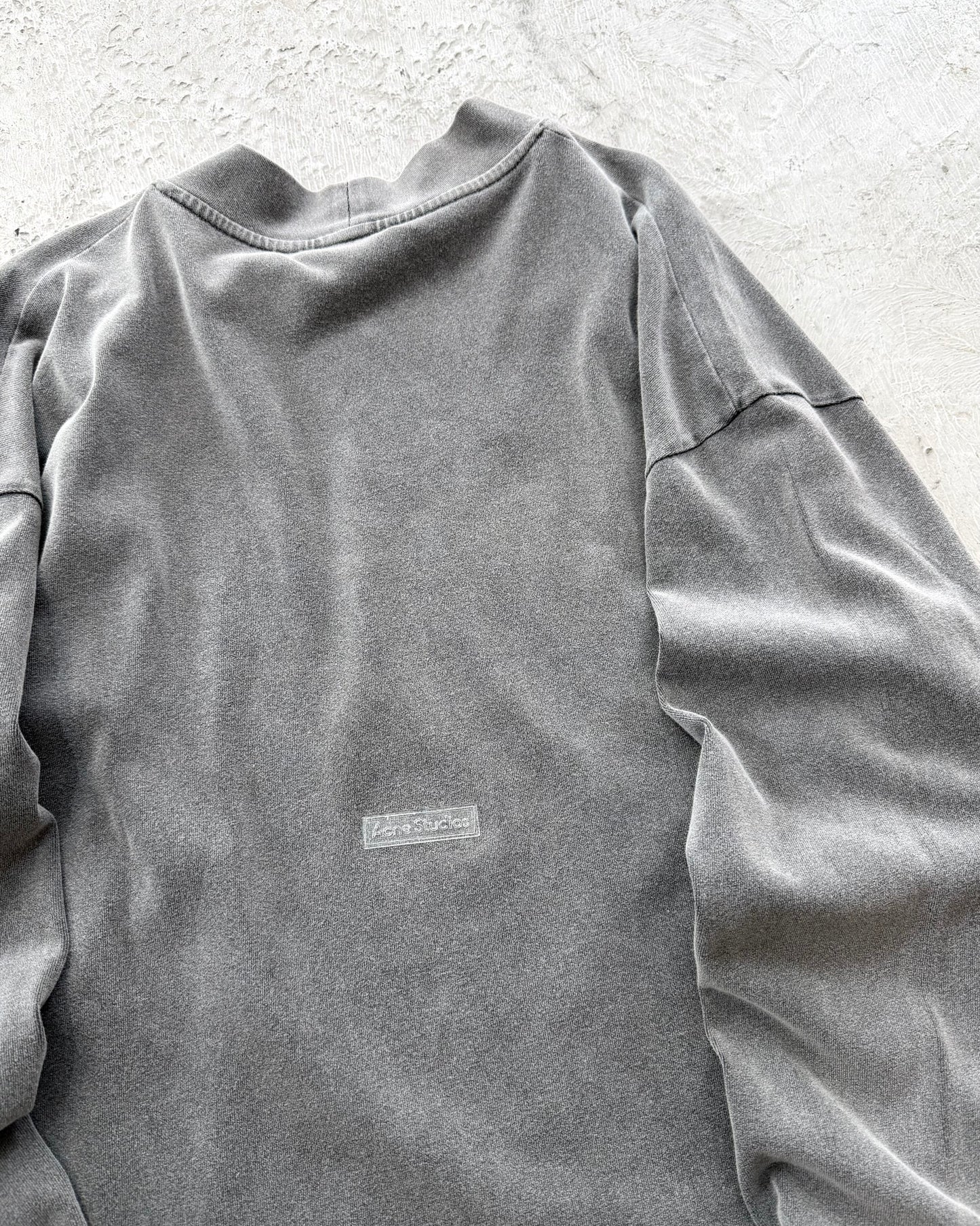 Acne Studios Rubber Logo Fleece Sweat