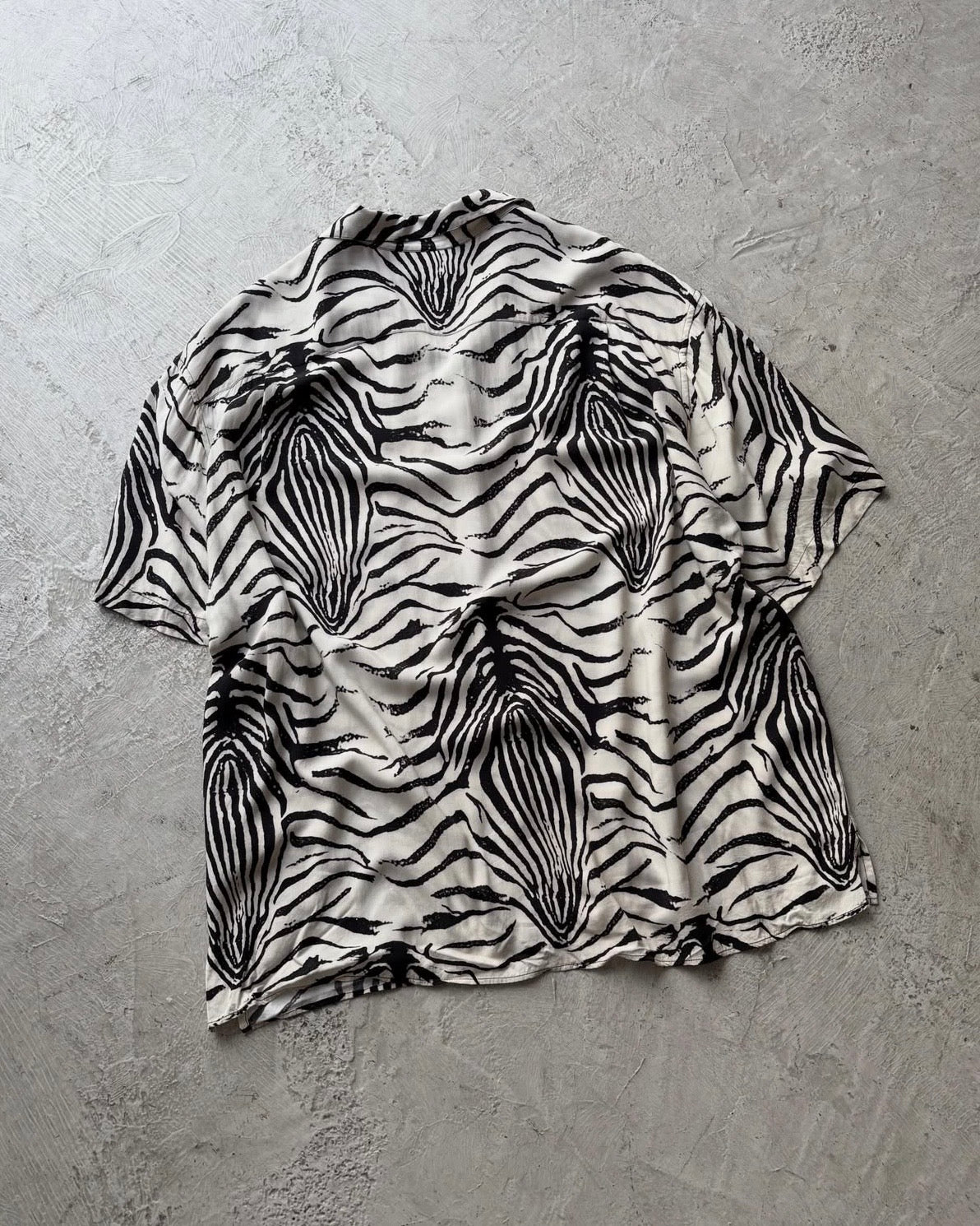 CELINE Zebra Print Loose Shirt