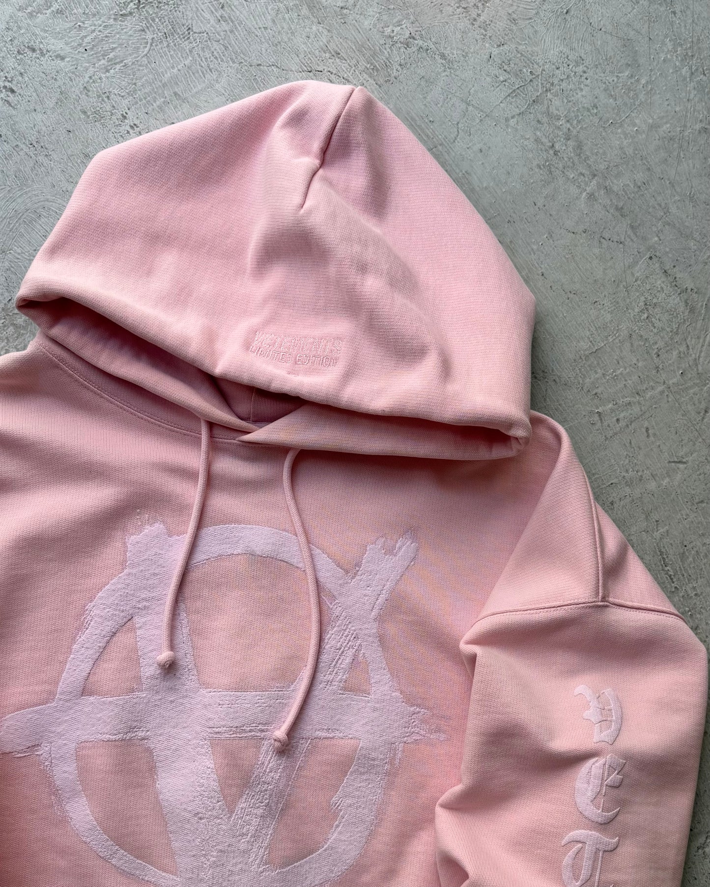 VETEMENTS Double Anarchy Logo Hoodie