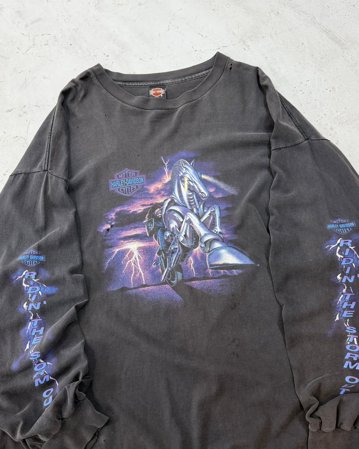 Harley-Davidson “Ridin’ The Storm Out” L/S Tee
