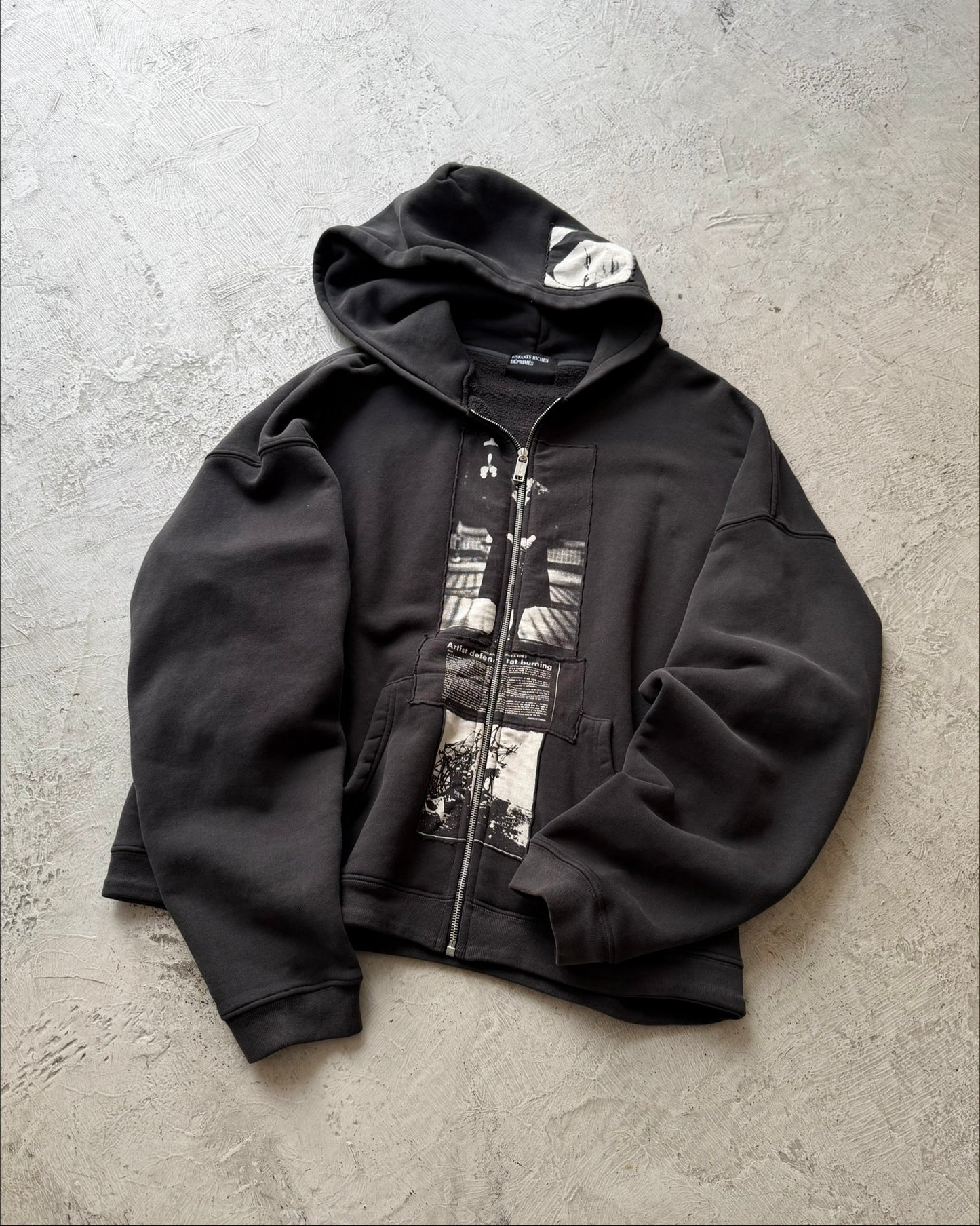 ENFANTS RICHES DÉPRIMÉS  "Assemblage" Zip Hoodie