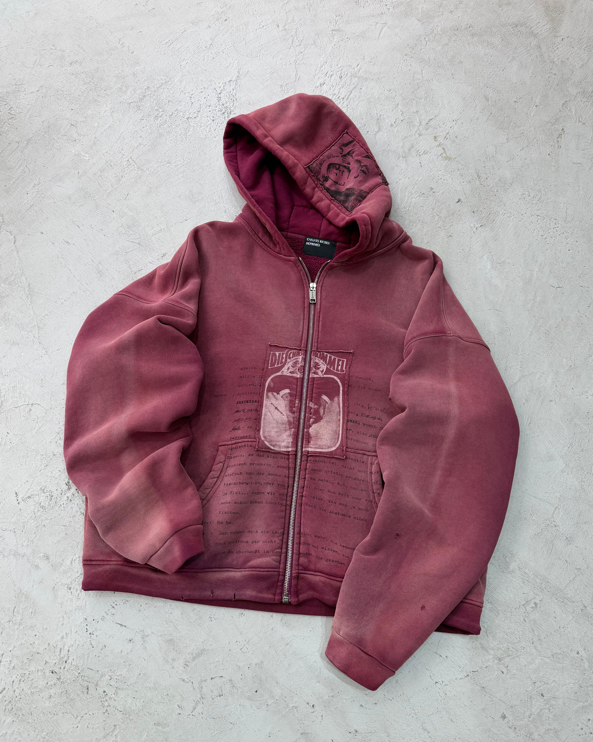 ENFANTS RICHES DÉPRIMÉS Rock / Paper / Scissors II Assemblage Zip Hoodie
