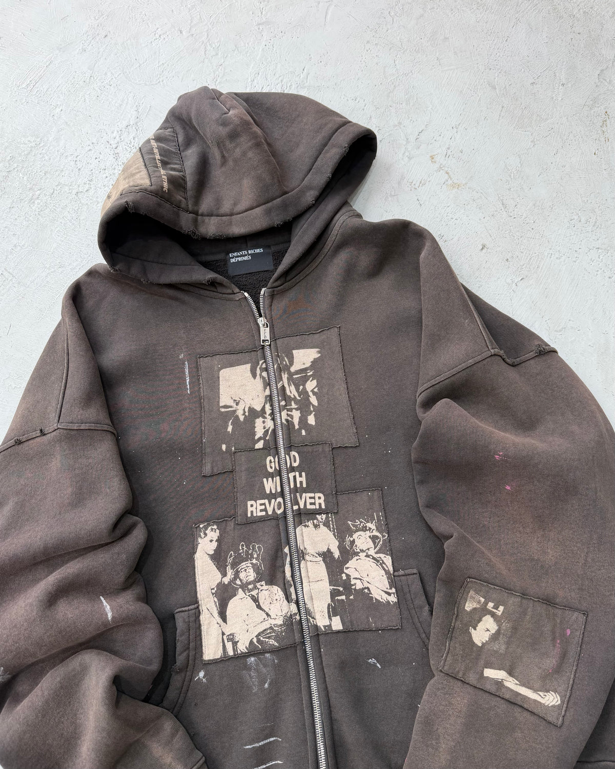 ENFANTS RICHES DÉPRIMÉS God With Revolver Zip Hoodie