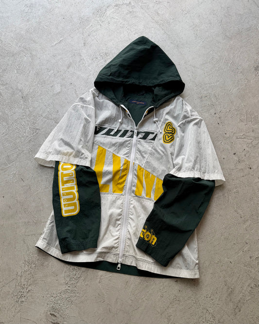 LOUIS VUITTON Patchwork Baseball Hoodie