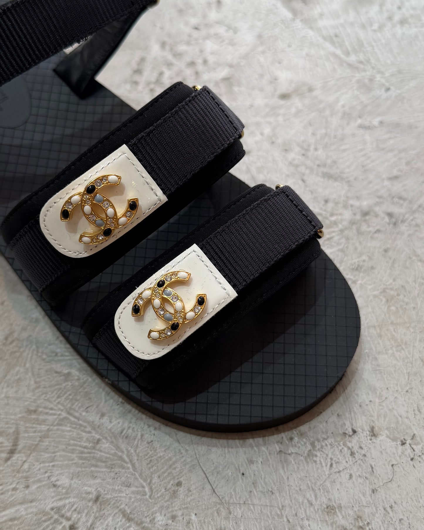 CHANEL Velcro Sandals