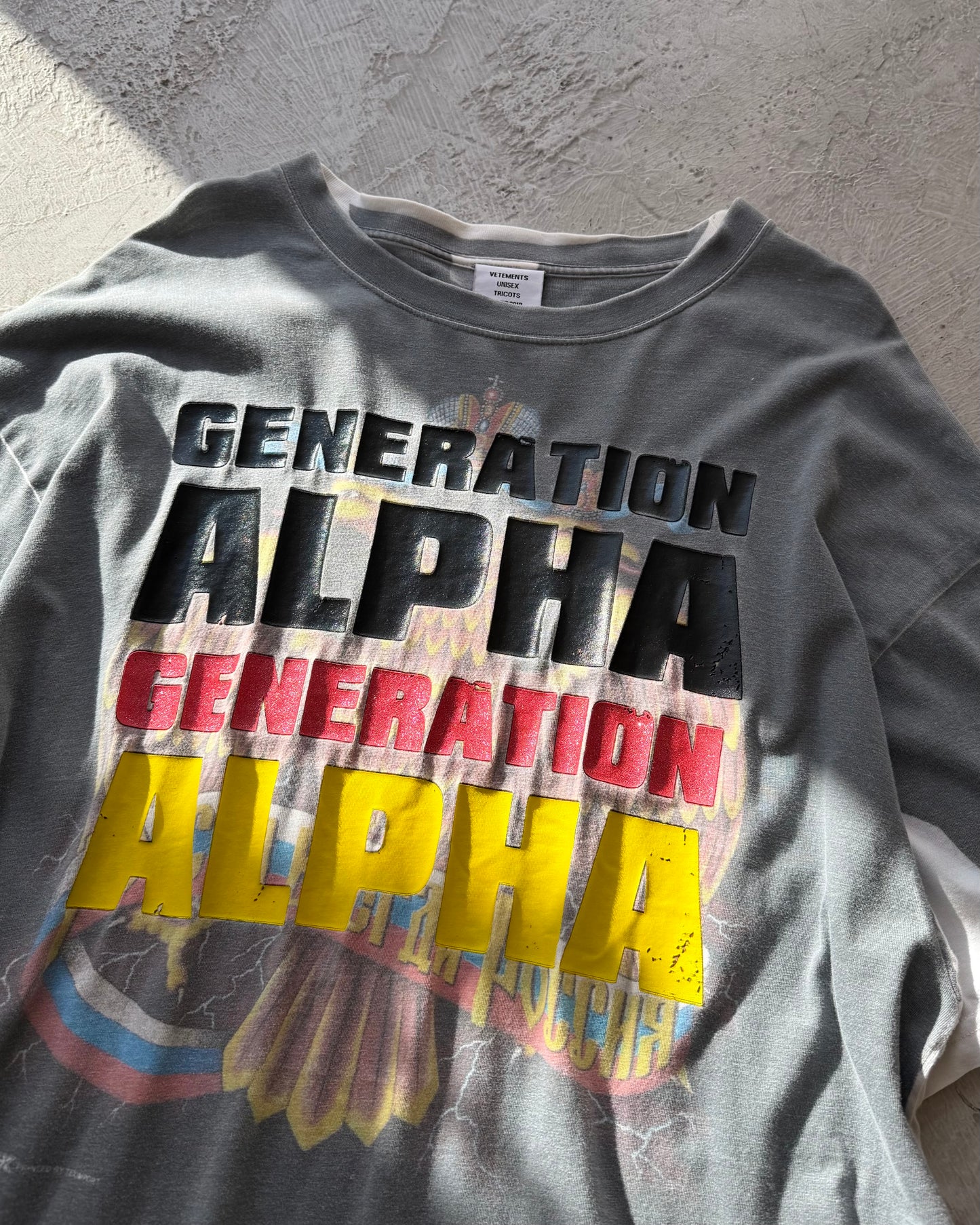 VETEMENTS "GENERATION ALPHA" Tee
