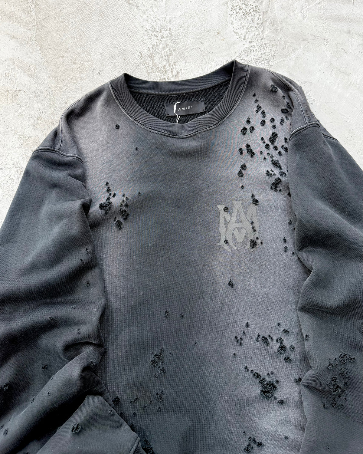 AMIRI MA Core Logo Shotgun Crewneck Sweat