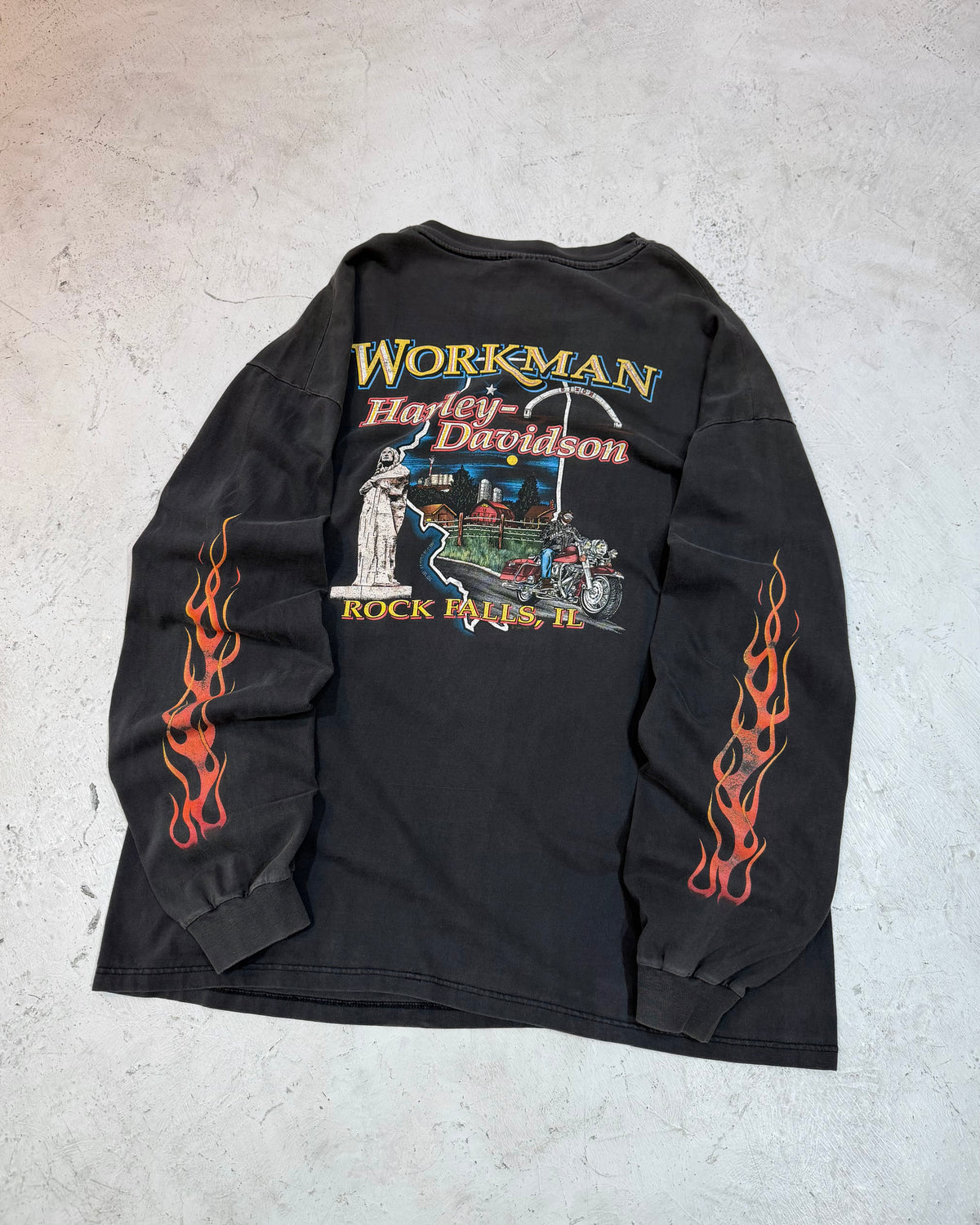 Harley-Davidson Eagle Flame L/S Tee