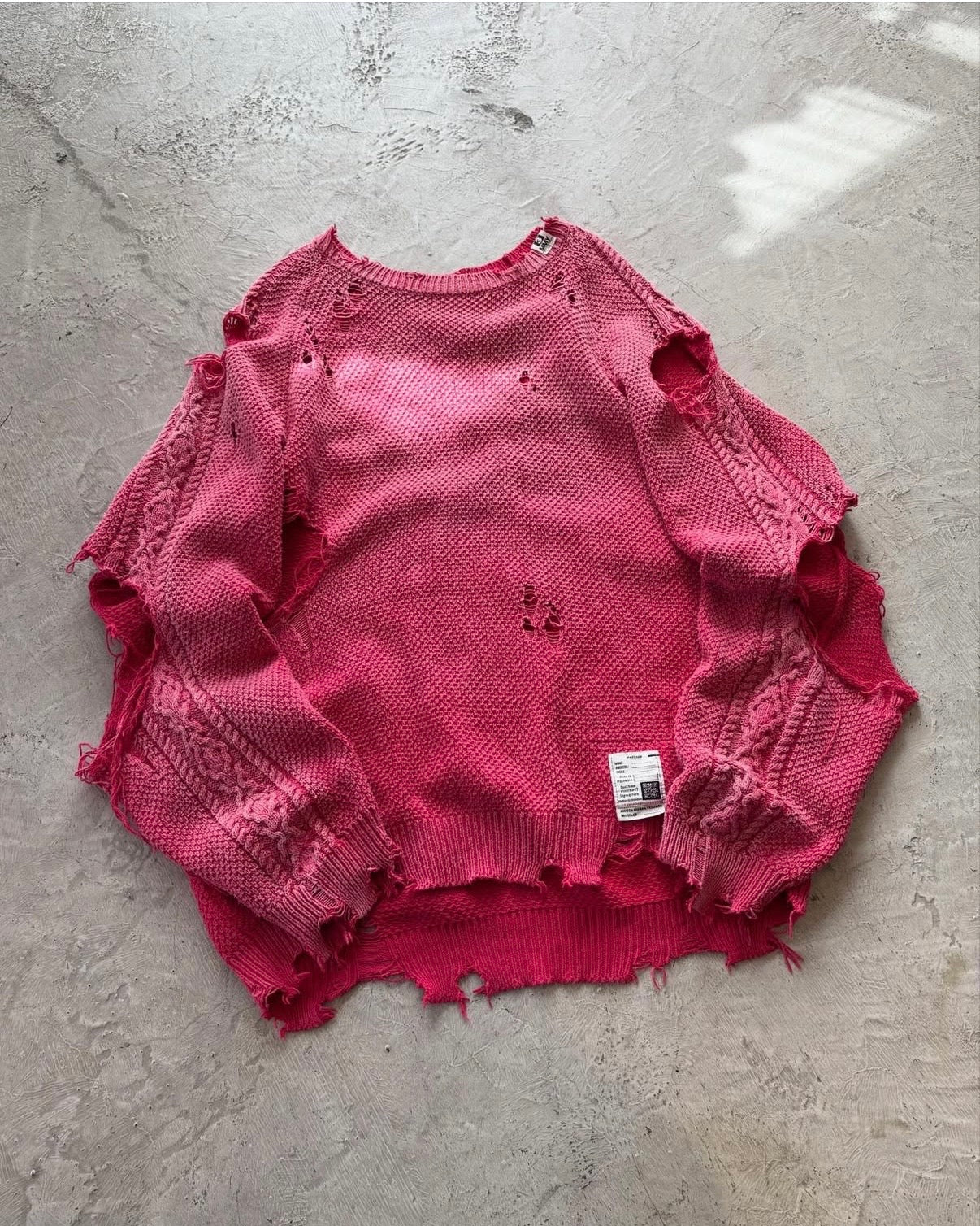 MIHARA YASUHIRO Sun Faded Like Knit