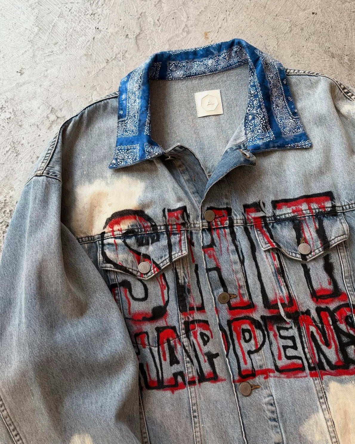 Alchemist Oversized Paint Denim JKT